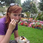 pause gourmande dans le parc central, Miraflorès