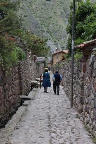 Ollantaytambo: le village