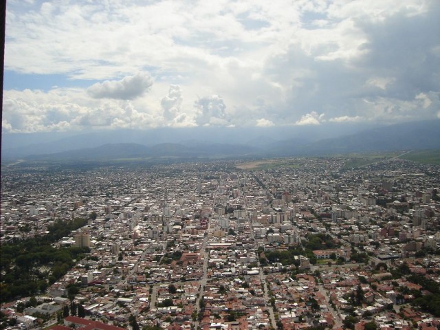 Salta vue du Cerro Bernardo