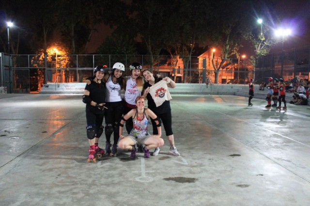 entrainement avec les Sailor city rollers!