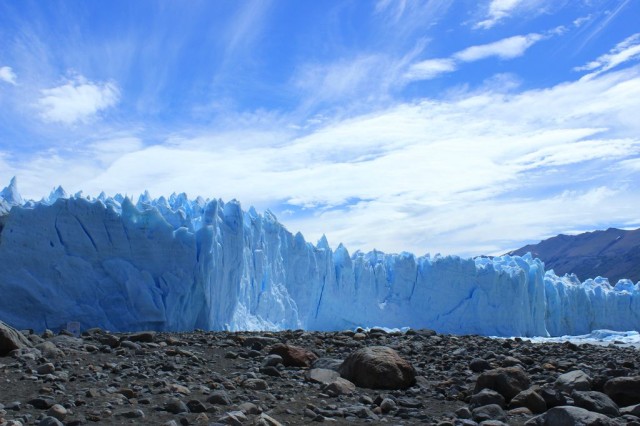 au pied du Périto Moreno